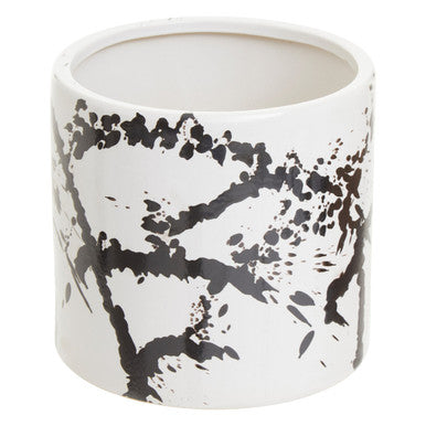 Sorrell Black and White Large Planter