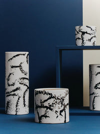 Sorrell Black and White Large Planter