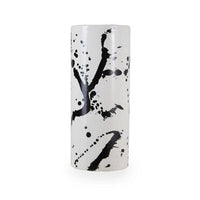 Sorrell Small Black And White Ceramic Vase