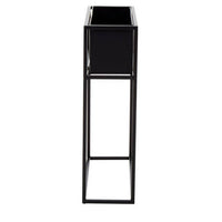 Asher Floor Standing Black Plant Box