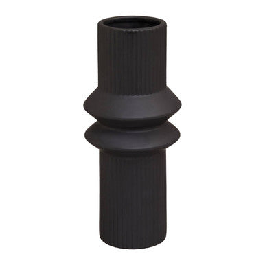 Fabia Black Dolomite Vase