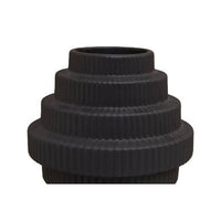 Fabia Black Small Vase