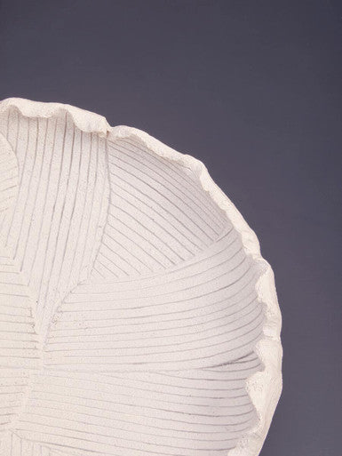 Broc White Flat Bowl