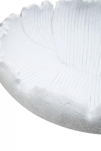 Broc White Flat Bowl