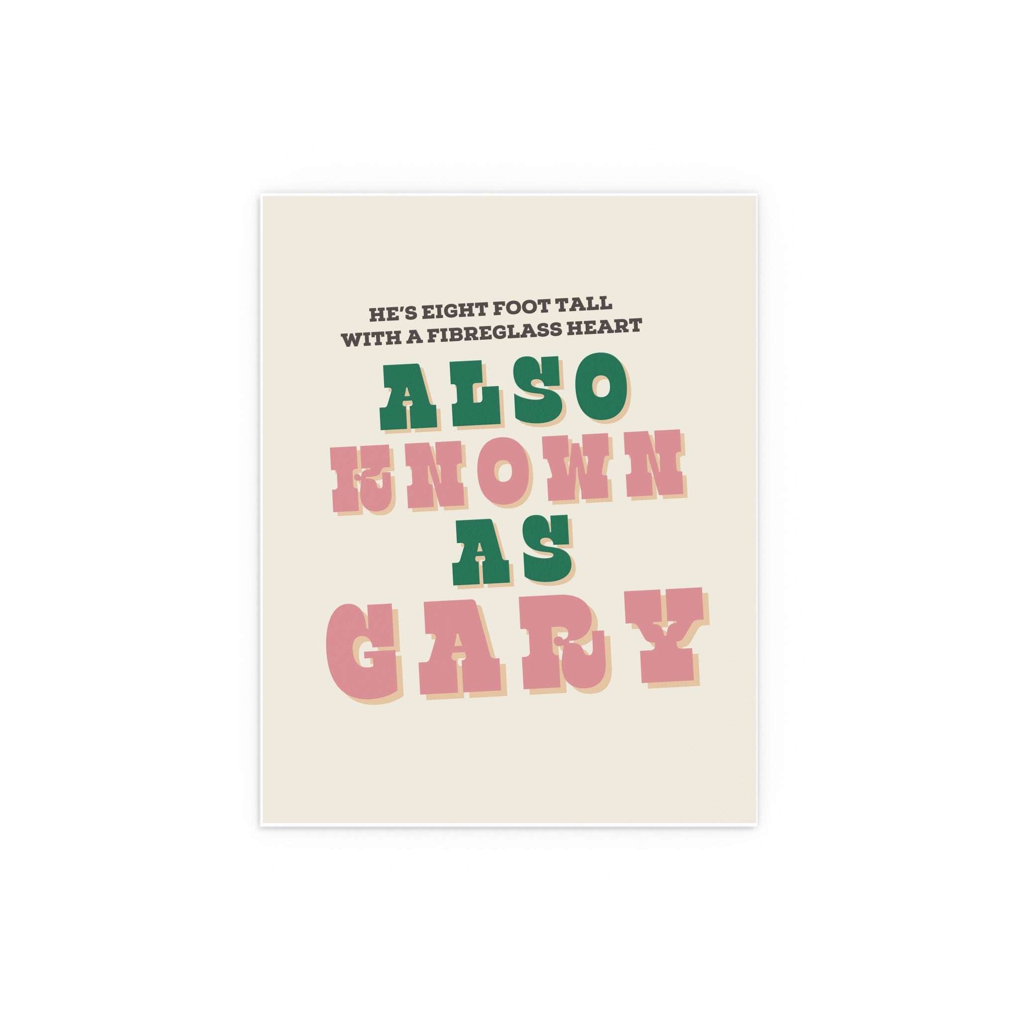 Blossoms - Gary (Off-white + Green + Pink)