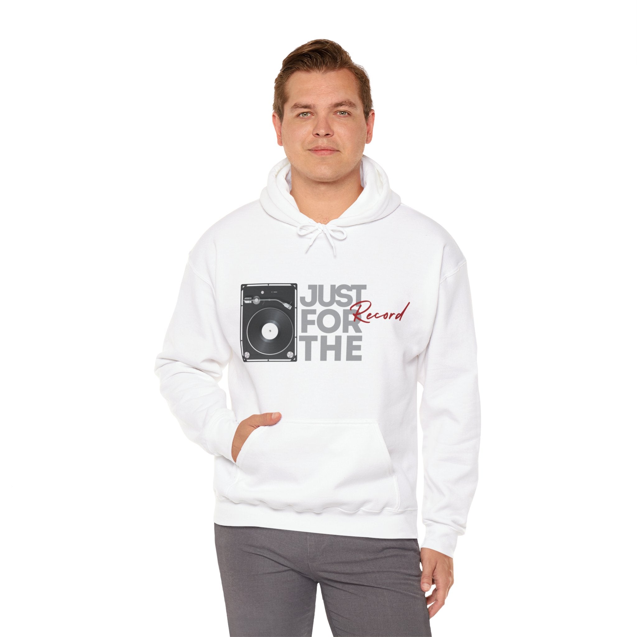 'Just for the Record' Men's Hoodie