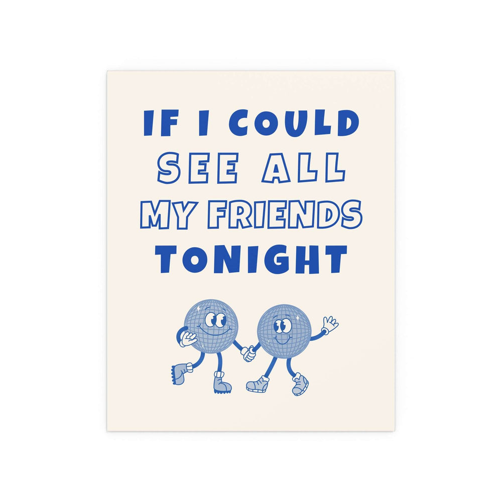 LCD Soundsystem - All My Friends Print