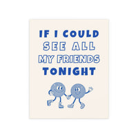 LCD Soundsystem - All My Friends Print