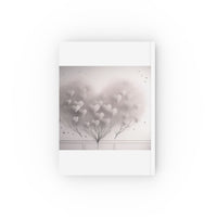 A5 Hardcover Journal – Whimsical Hearts Design in Muted Colours | Cute Notebook for Writing, Journaling & Gifting