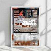 Talib Kweli "The Beautiful Struggle" Album Cover Poster - with Complete Tracklist
