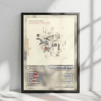 Frightened Rabbit "The Midnight Organ Fight" Album Cover Poster - with Complete Tracklist