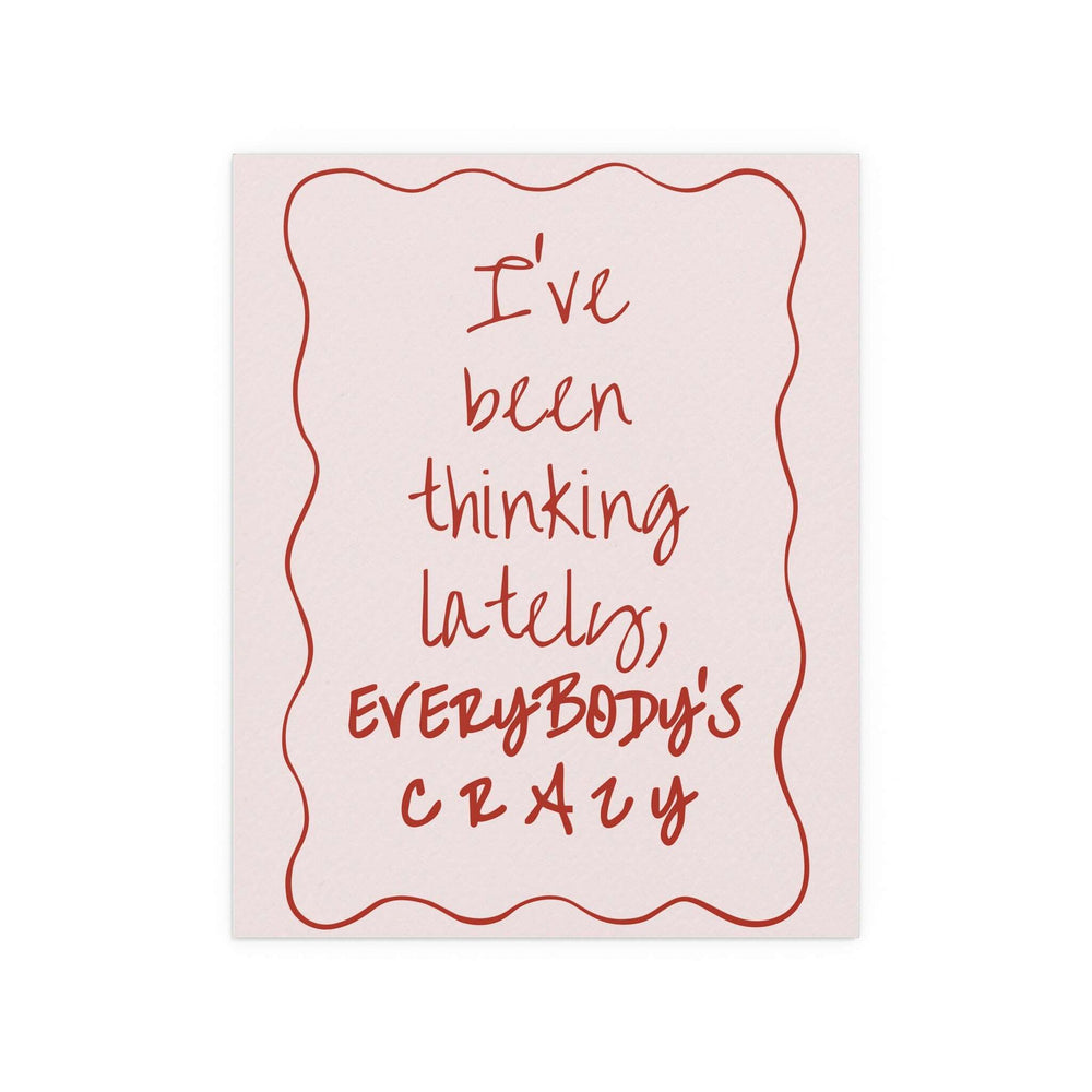 Olivia Dean - Everybody's Crazy (Pink & Red)