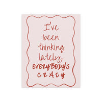 Olivia Dean - Everybody's Crazy (Pink & Red)