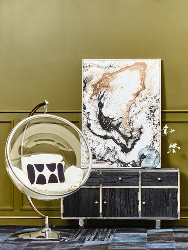 Bree Grey Glass Vase