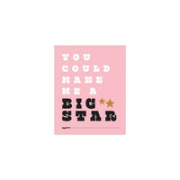 Blossoms - Big Star (Pink + White + Black)