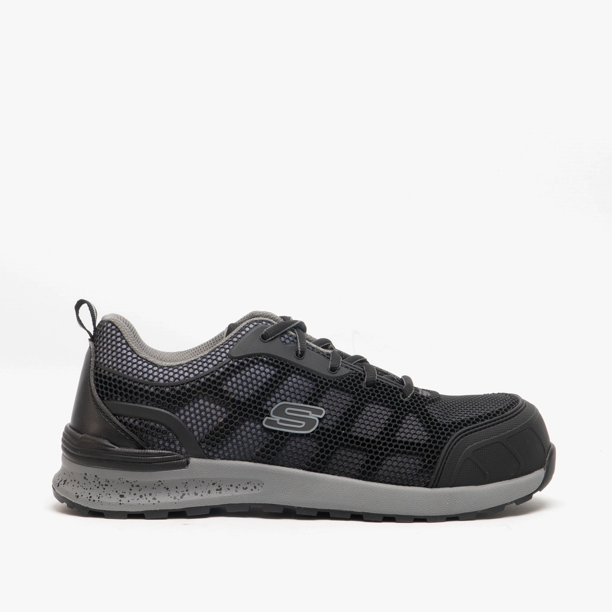 Skechers Work 77273EC BULKLIN - LYNDALE Womens Safety Trainers Black/Grey