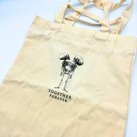 Mr Sci Glass Specimen Jar & Science Tote Bag Together Forever (Conjoined Twins)