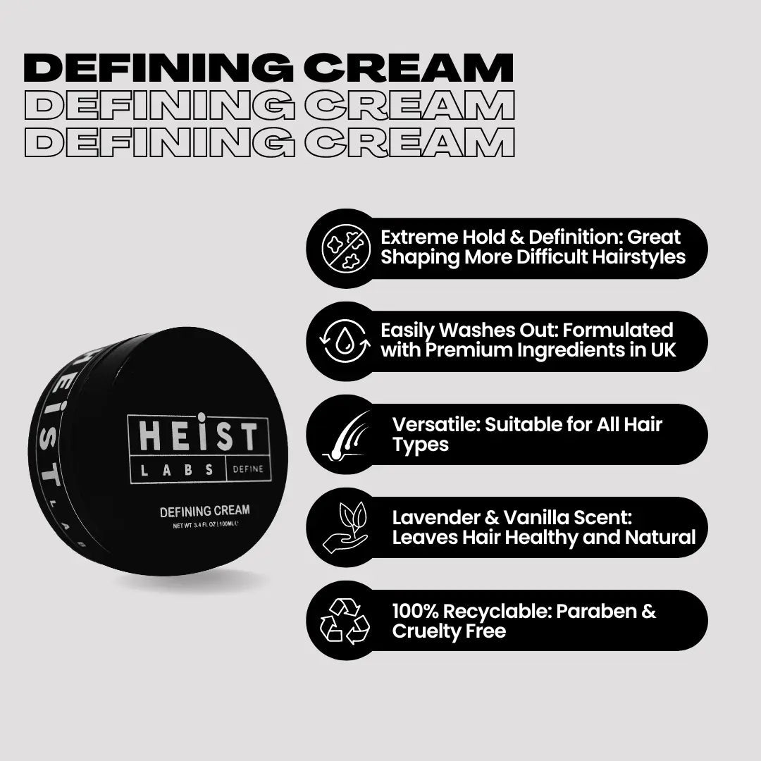 Defining Cream by Heist Labs - Hold & Definition (100ml)