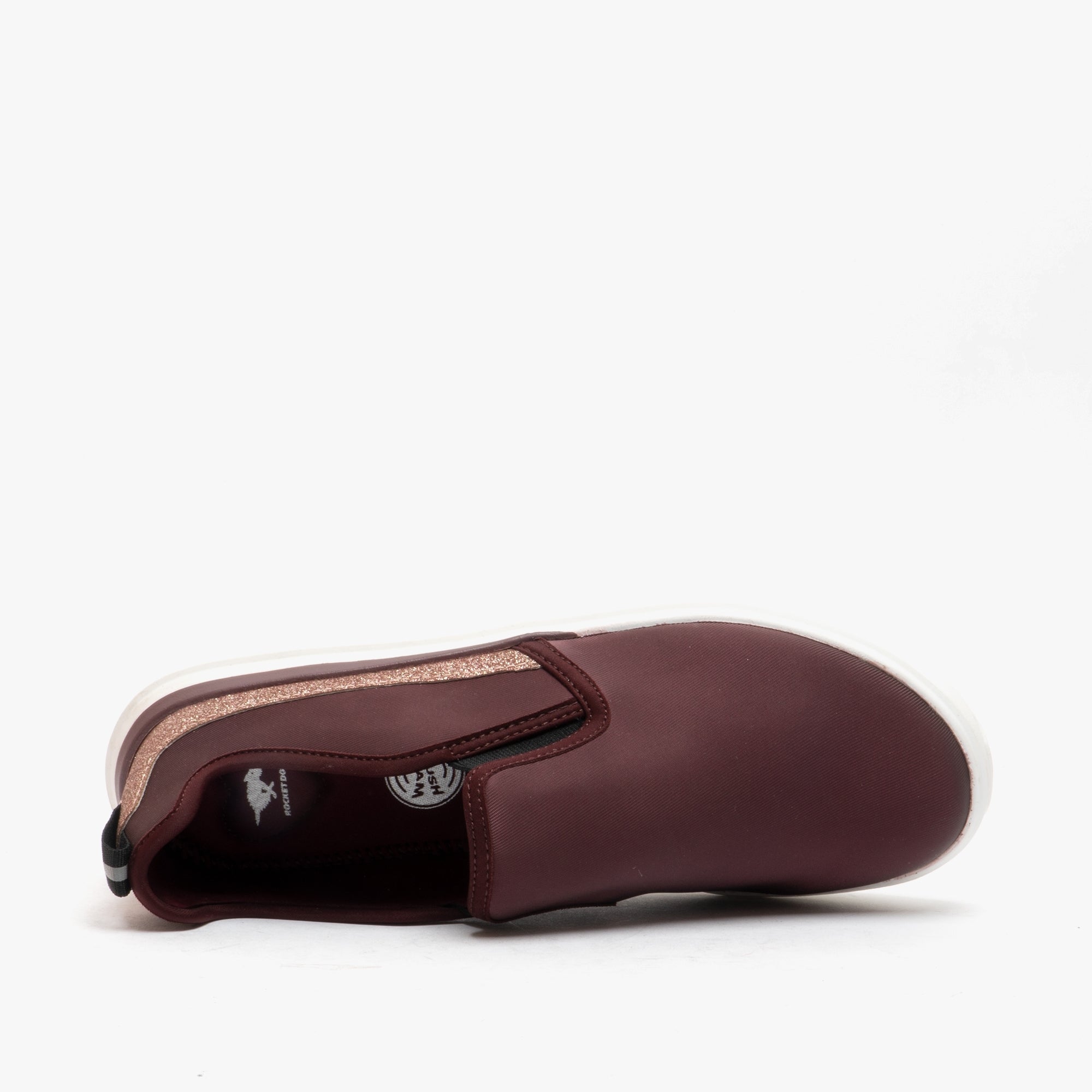 Rocket Dog BECKI Womens Slip On Trainers Oxblood