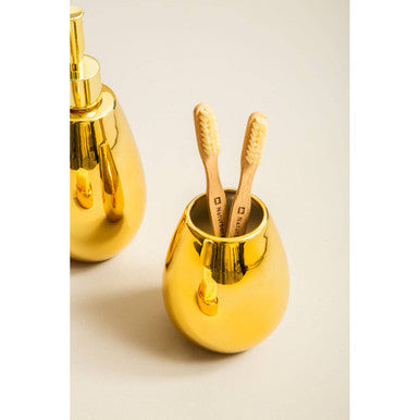 Magpie Dolomite Gold 3Pc Bathroom Set