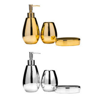 Magpie Dolomite Silver 3Pc Bathroom Set