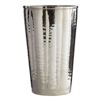 Hammered Bathroom Nickel Finish Tumbler