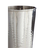 Hammered Bathroom Nickel Finish Tumbler