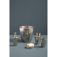 Hammered Bathroom Nickel Finish Soap Dish