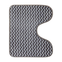 Soak Chevron Bath And Pedestal Mat Set