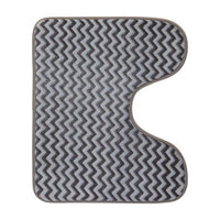 Soak Chevron Bath And Pedestal Mat Set