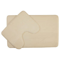 Soak Cream Finish Bath Mat Set