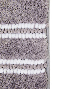 Soak Small Light Grey Bath Mat