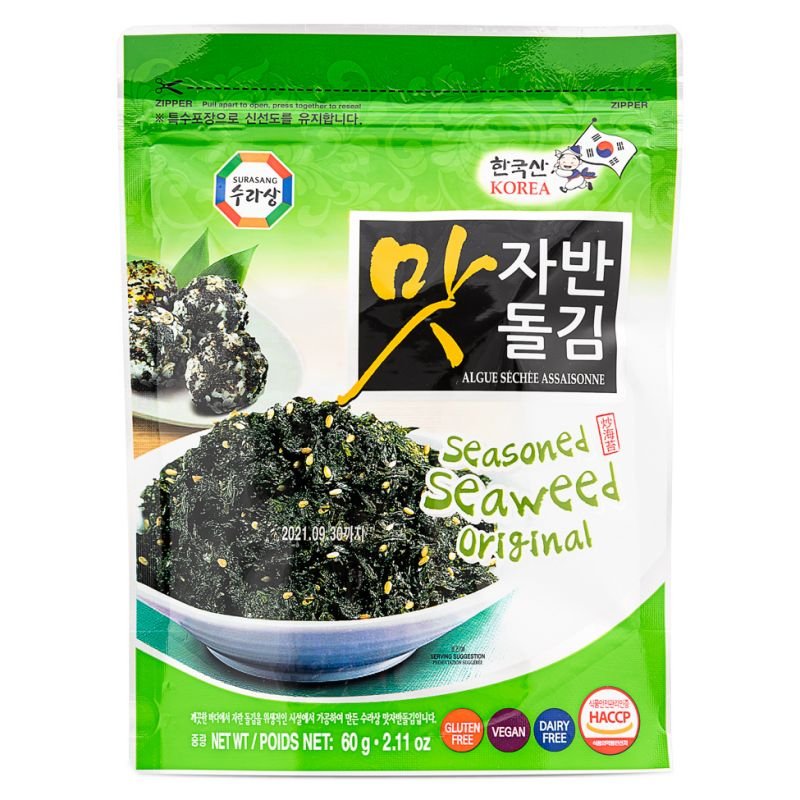 SURASANG Seasoned Seaweed Laver Original 60g