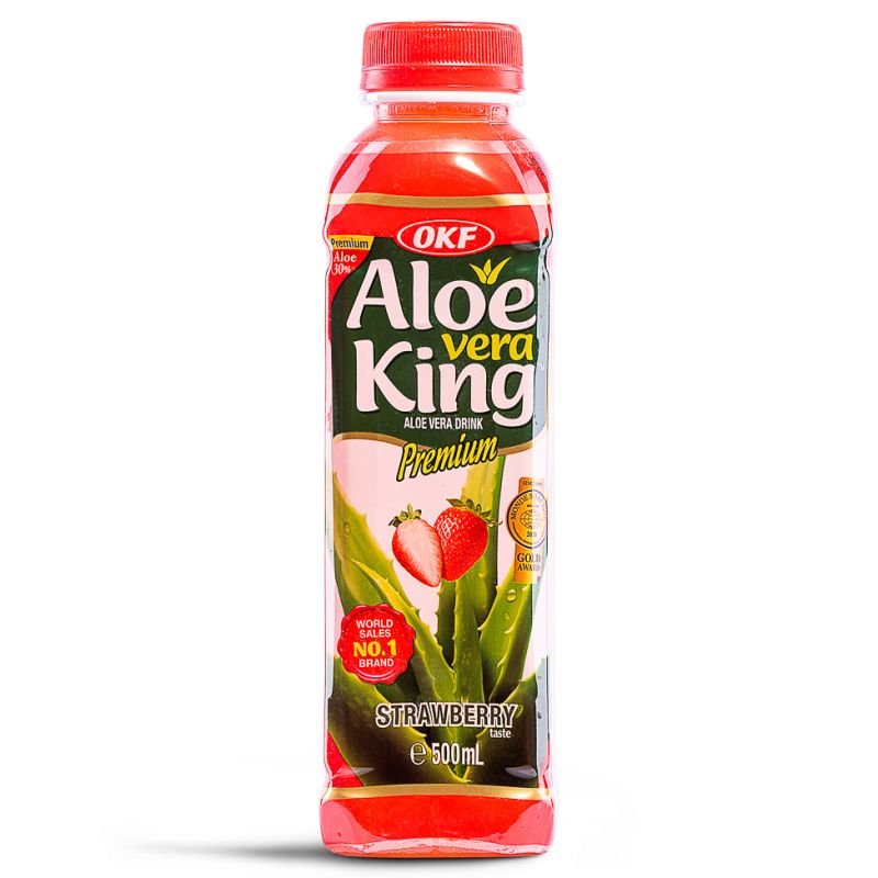 OKF Aloe Vera Strawberry Drink 500ml