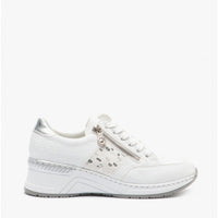 Rieker N4322-80 Womens Trainers White