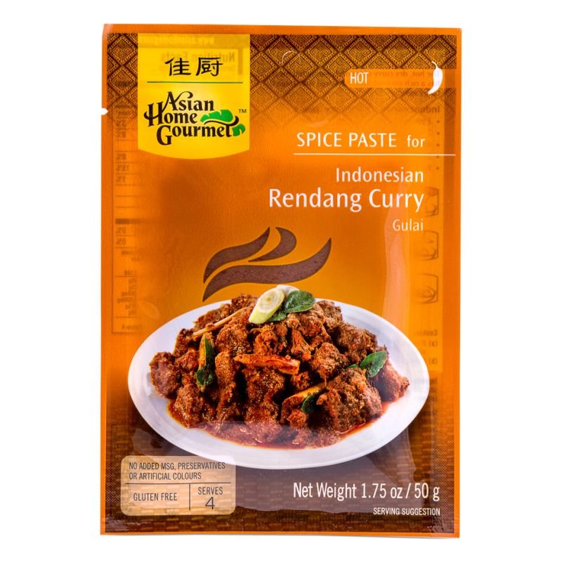 ASIAN HOME GOURMET Spice Paste For Indonesian Rendeng Curry 50g