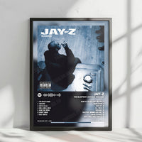 Jay-Z "The Blueprint  " Album Cover Poster - with Complete Tracklist