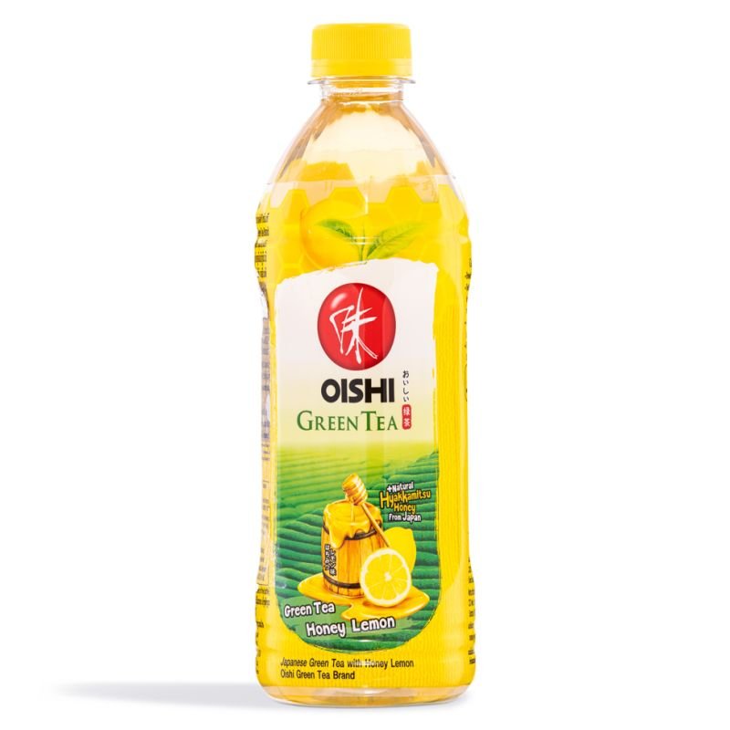 OISHI Japanese Green Tea (Honey Lemon Flavour) 500ml