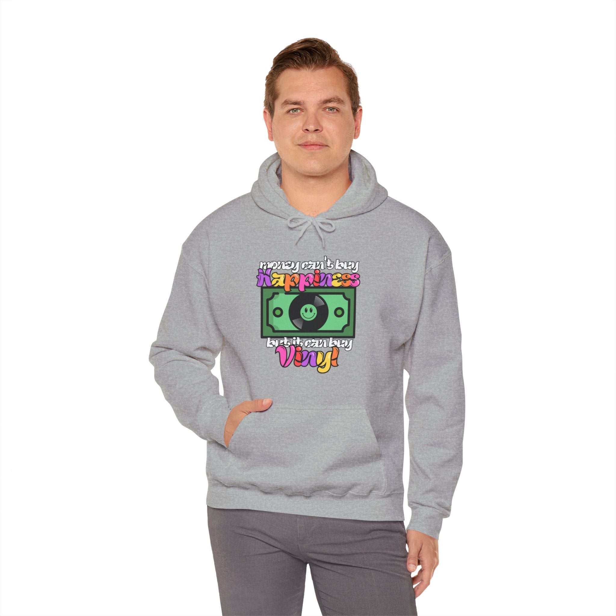 'Money Can't Buy Happiness, But It Can Buy Vinyl' Men's Hoodie