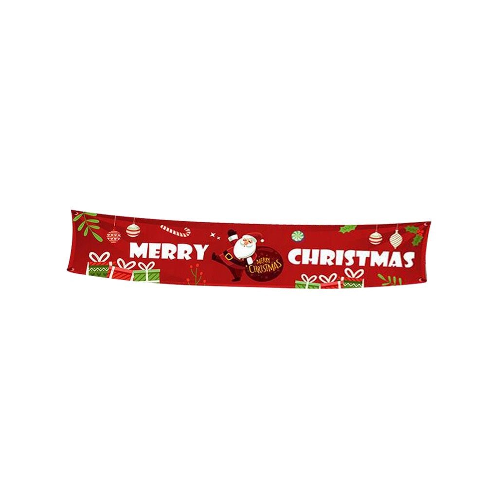 Christmas Letters Banner Decorative Flag