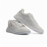 Lacoste GAME ADVANCE LUXE Womens Leather Trainers White/Gold