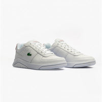 Lacoste GAME ADVANCE Womens Nubuck Trainers White/Light Pink