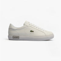 Lacoste POWERCOURT Womens Leather Trainers White/Black