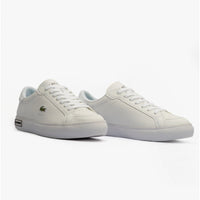 Lacoste POWERCOURT Womens Leather Trainers White/Black
