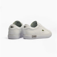 Lacoste POWERCOURT Womens Leather Trainers White/Black