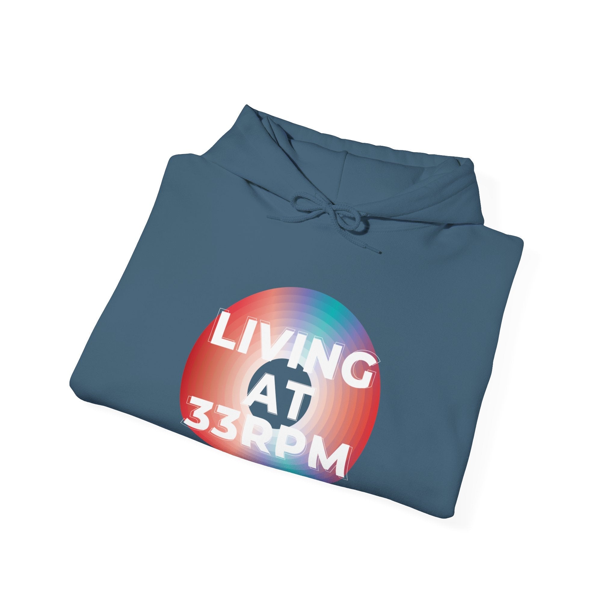 'Living at 33rpm' Men's Hoodie