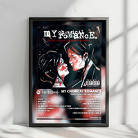 My Chemical Romance "Three Cheers for Sweet Revenge  " Album Cover Poster - with Complete Tracklist