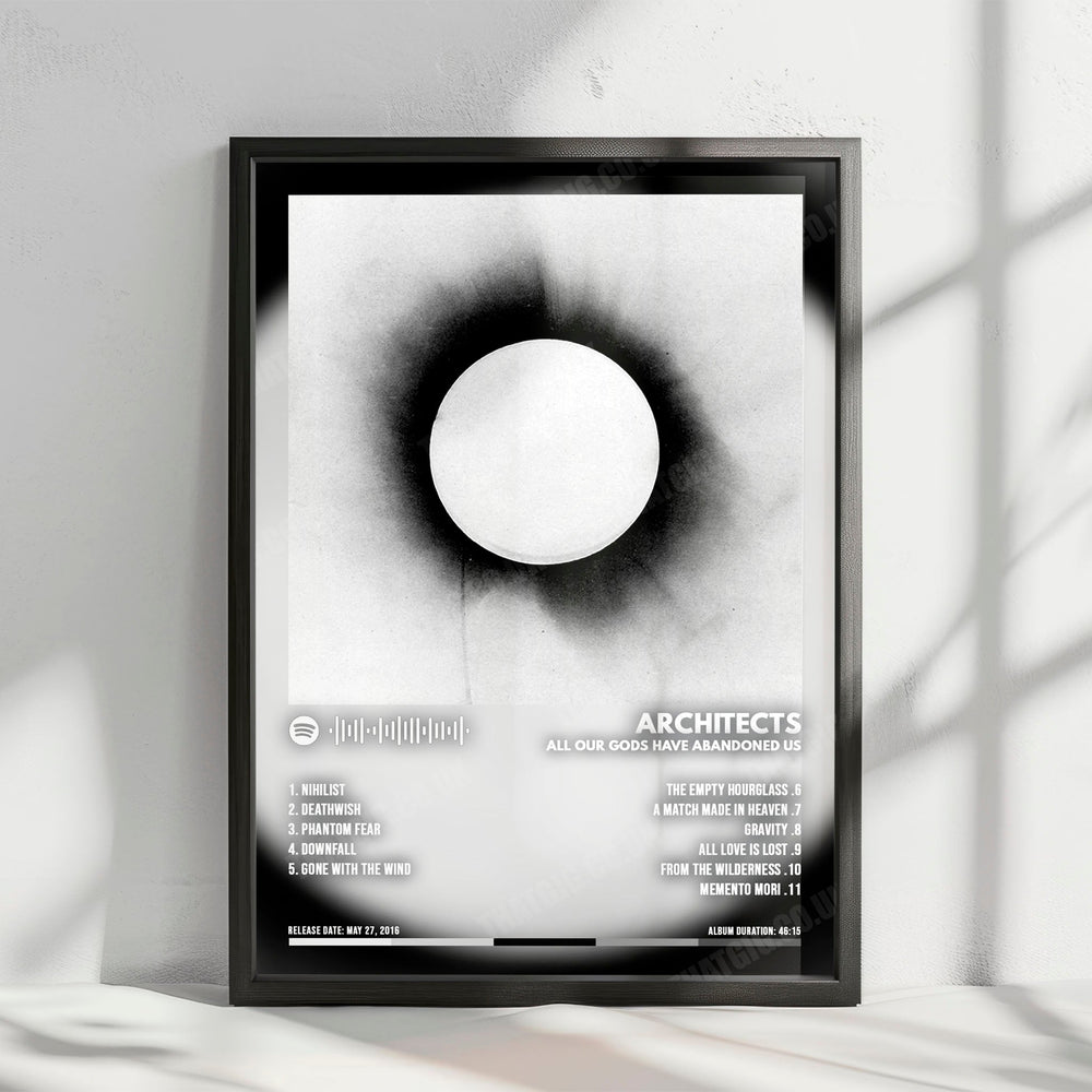 Architects "All Our Gods Have Abandoned Us" Album Cover Poster - with Complete Tracklist