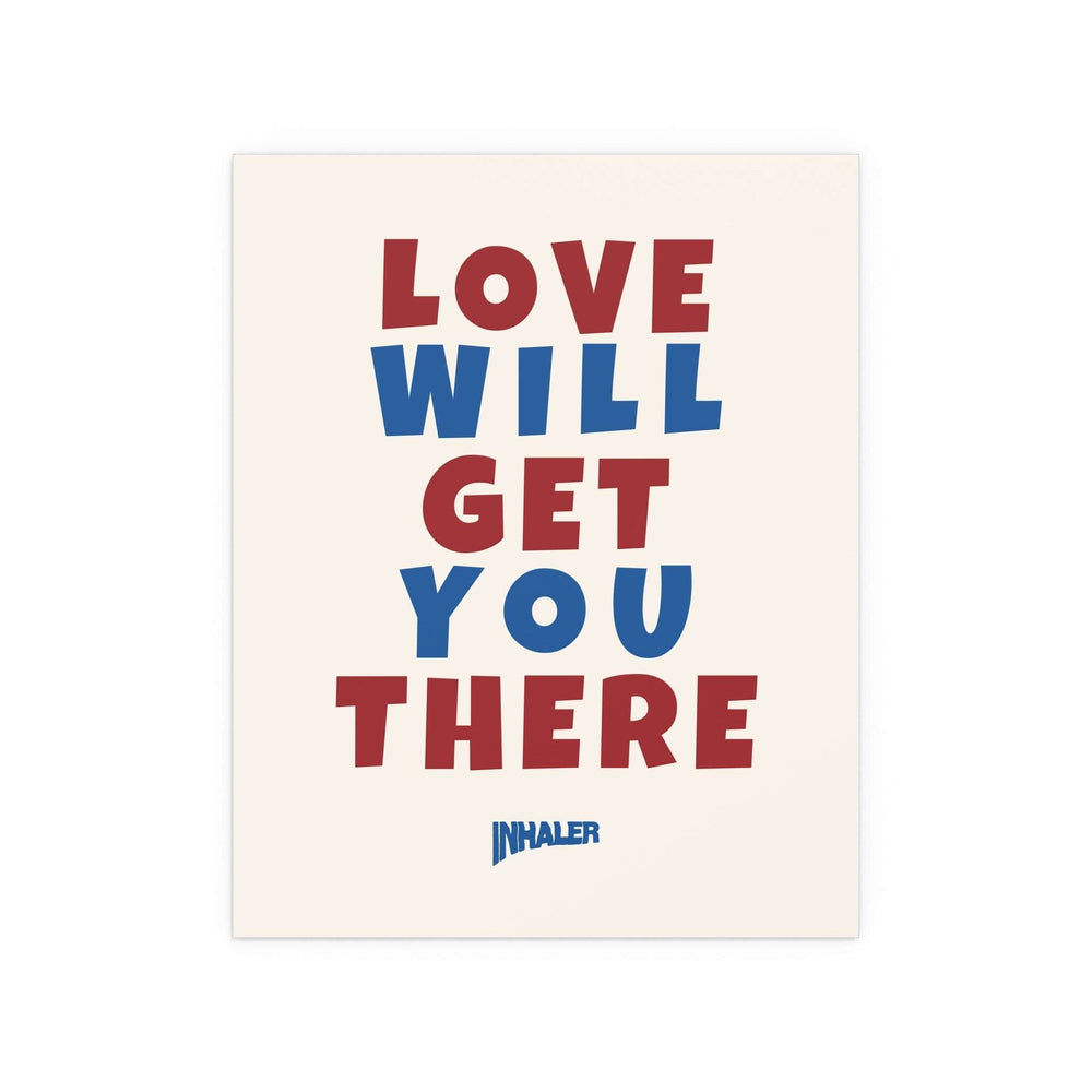 Inhaler - Love Will Get You There (Off-white + Blue + Red)