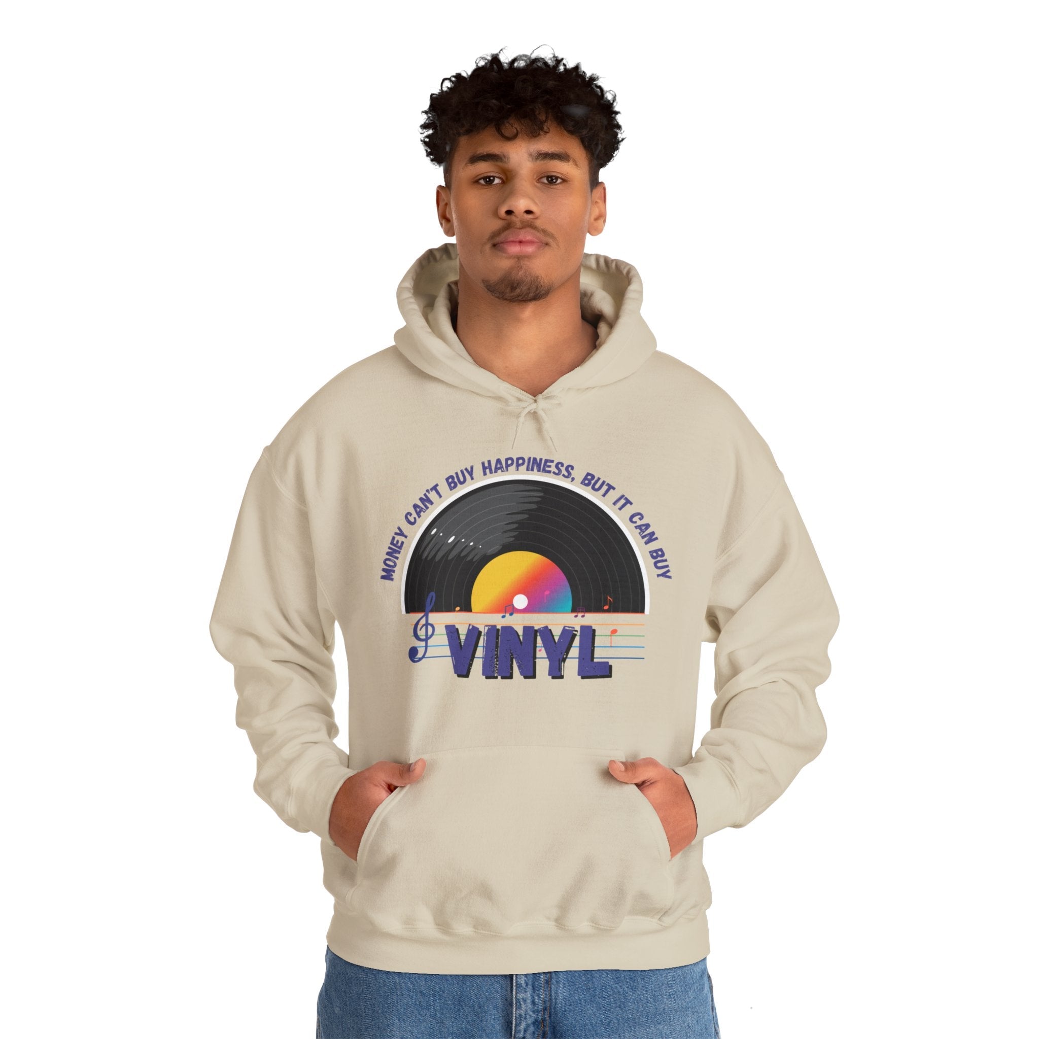 'Money Can't Buy Happiness, But It Can Buy Vinyl' Men's Hoodie